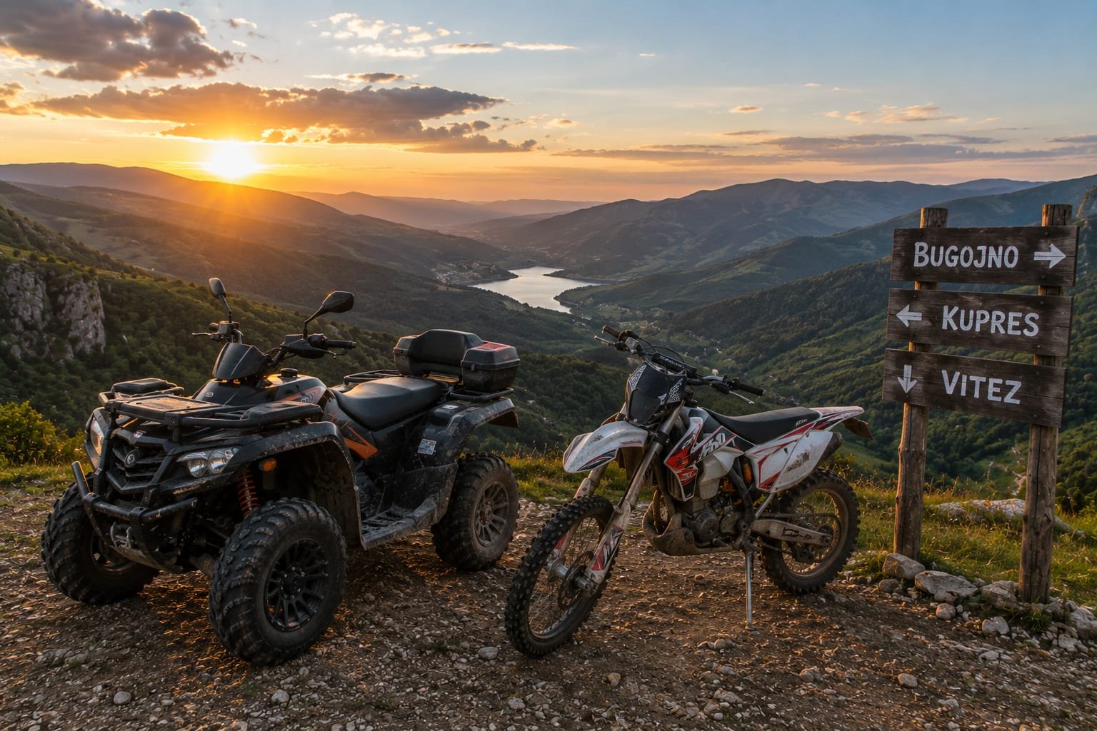 Berglandschaft für Bosna Adventure